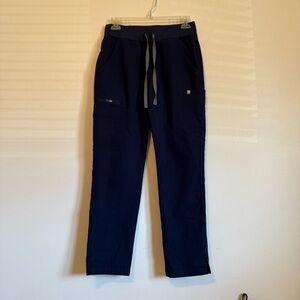 Figs straight leg navy bottoms pants xs/p
